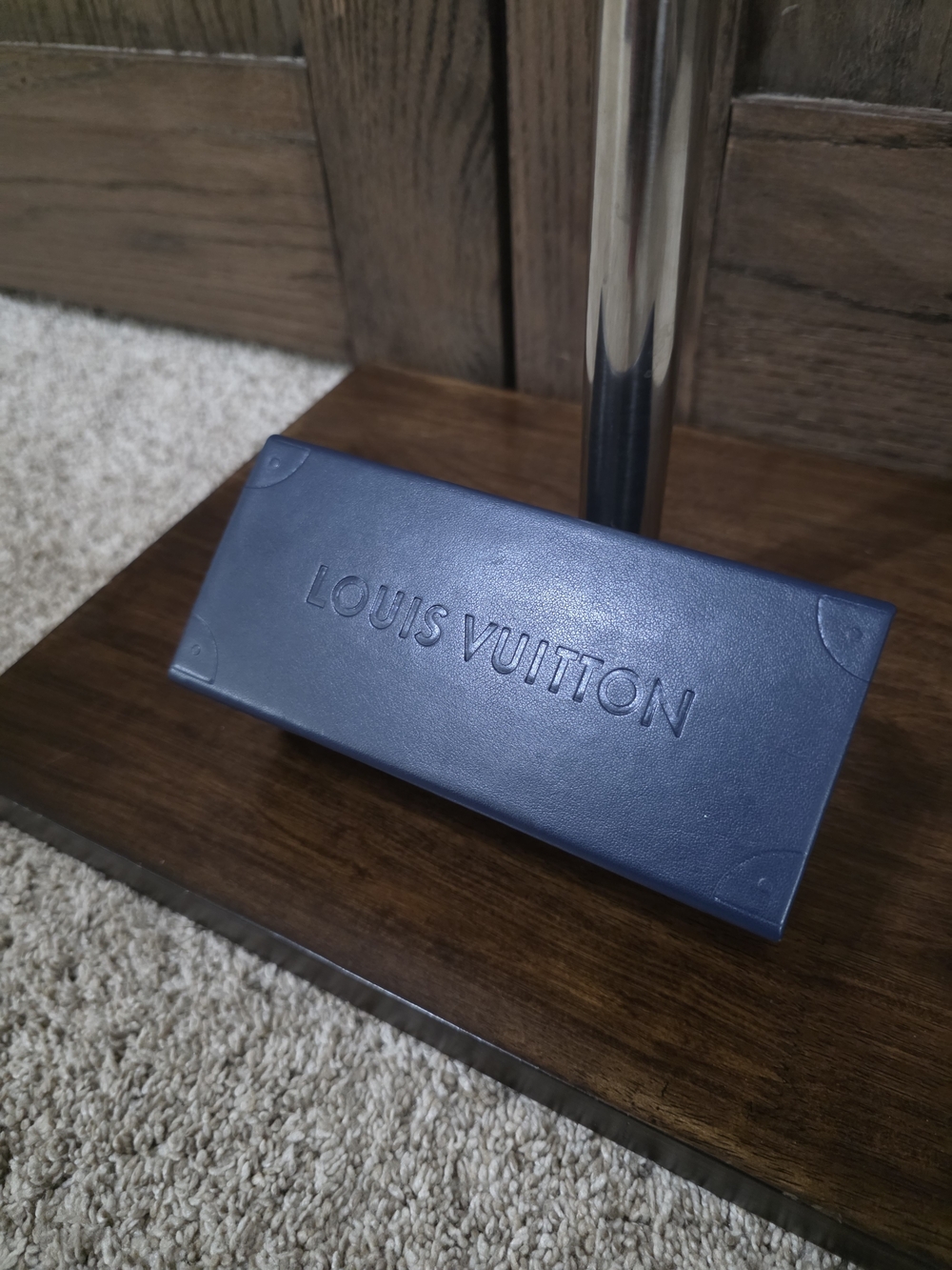 Louis Vuitton Navy Sunglass/Eyewear Case - Picture 1 of 2